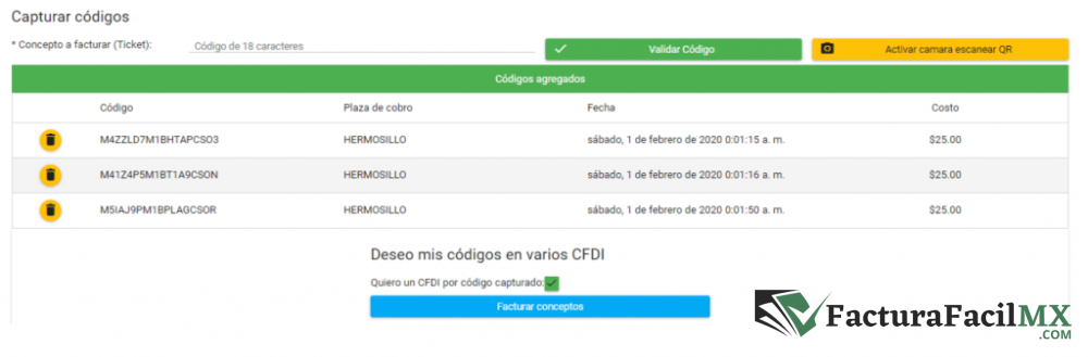 Facturación CAPUFE en Línea de Tickets 10 Facturación CAPUFE en Línea de Tickets