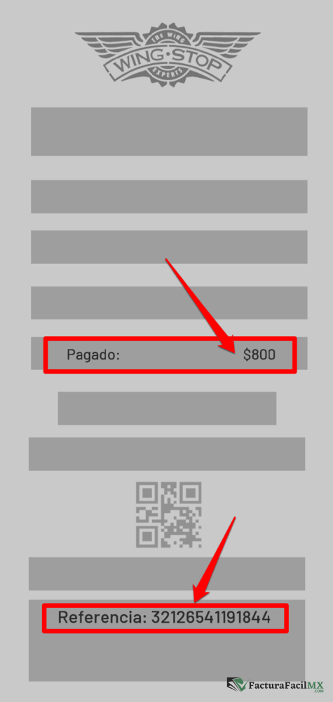 Facturación WingStop en Línea de Tickets 6 Facturación WingStop en Línea de Tickets