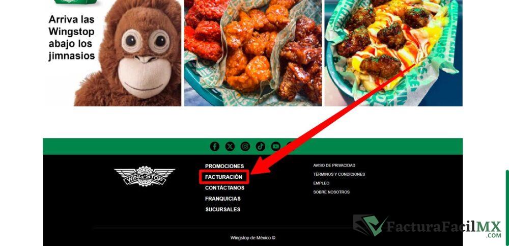 Facturación WingStop en Línea de Tickets 8 Facturación WingStop en Línea de Tickets
