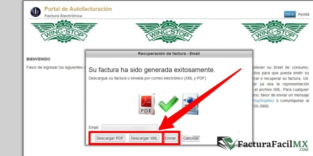 Facturación WingStop en Línea de Tickets 12 Facturación WingStop en Línea de Tickets