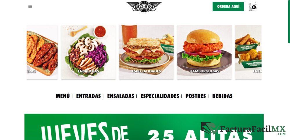 Facturación WingStop en Línea de Tickets 7 Facturación WingStop en Línea de Tickets