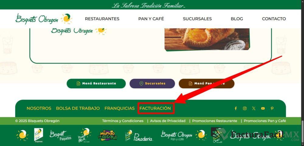 Facturación Bisquets Obregón en Línea de Tickets 7 Facturación Bisquets Obregón en Línea de Tickets