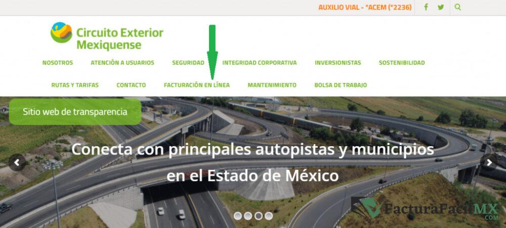 Facturación Concesionaria Mexiquense en Línea de Tickets 6 Facturación Concesionaria Mexiquense en Línea de Tickets