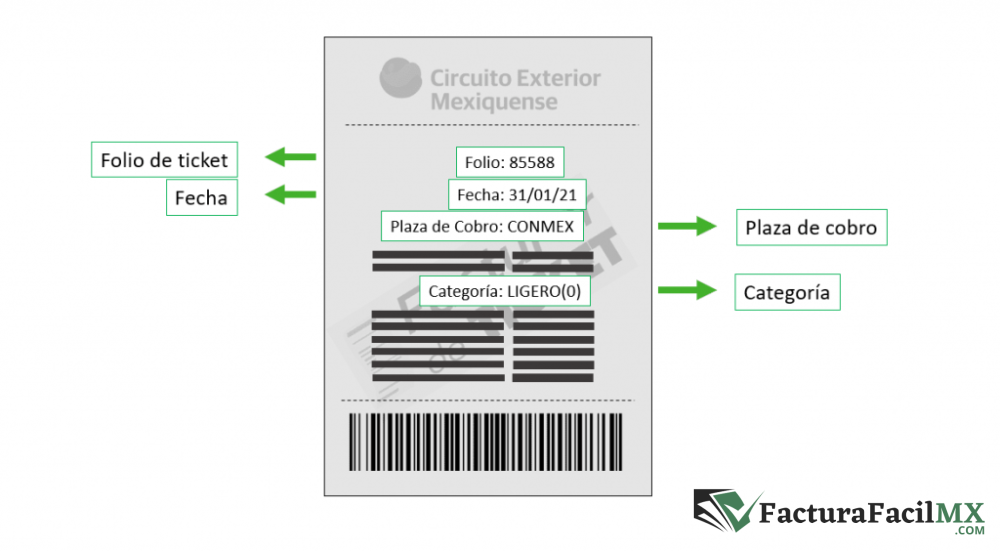 Facturación Concesionaria Mexiquense en Línea de Tickets 9 Facturación Concesionaria Mexiquense en Línea de Tickets