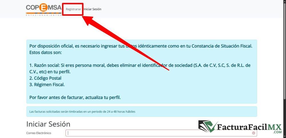 Facturación COPEMSA en Línea de Tickets 6 Facturación COPEMSA en Línea de Tickets