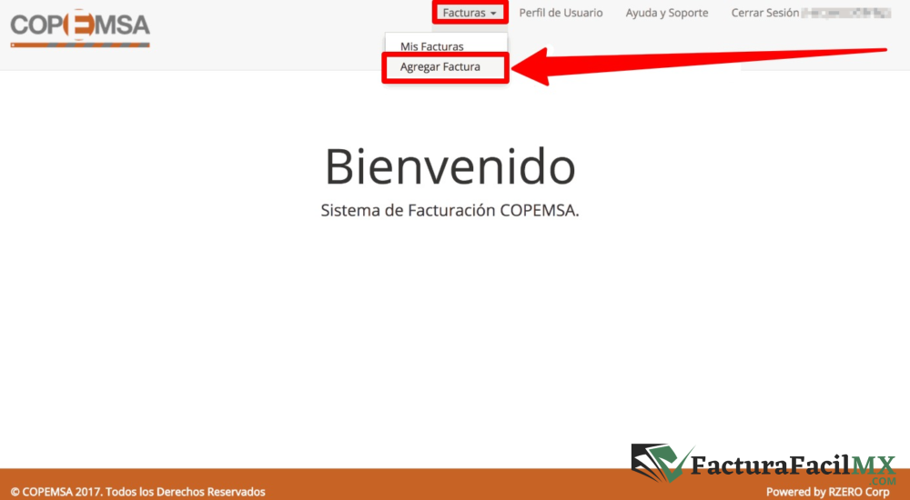 Facturación COPEMSA en Línea de Tickets 9 Facturación COPEMSA en Línea de Tickets