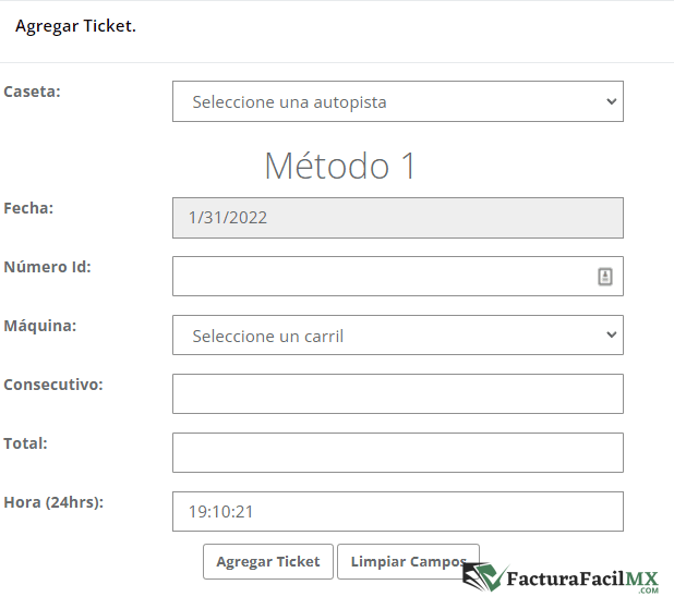 Facturación Pinfra en Línea de Tickets 10 Facturación Pinfra en Línea de Tickets