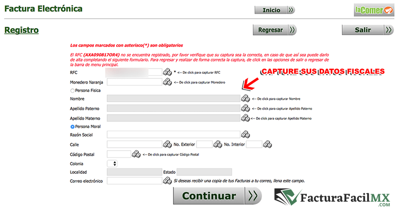 Facturación City Market en Línea de Tickets 7 Facturación City Market en Línea de Tickets
