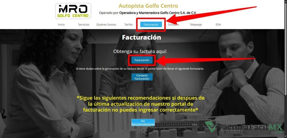 Facturación Autopista Golfo Centro en Línea de Tickets 7 Facturación Autopista Golfo Centro en Línea de Tickets