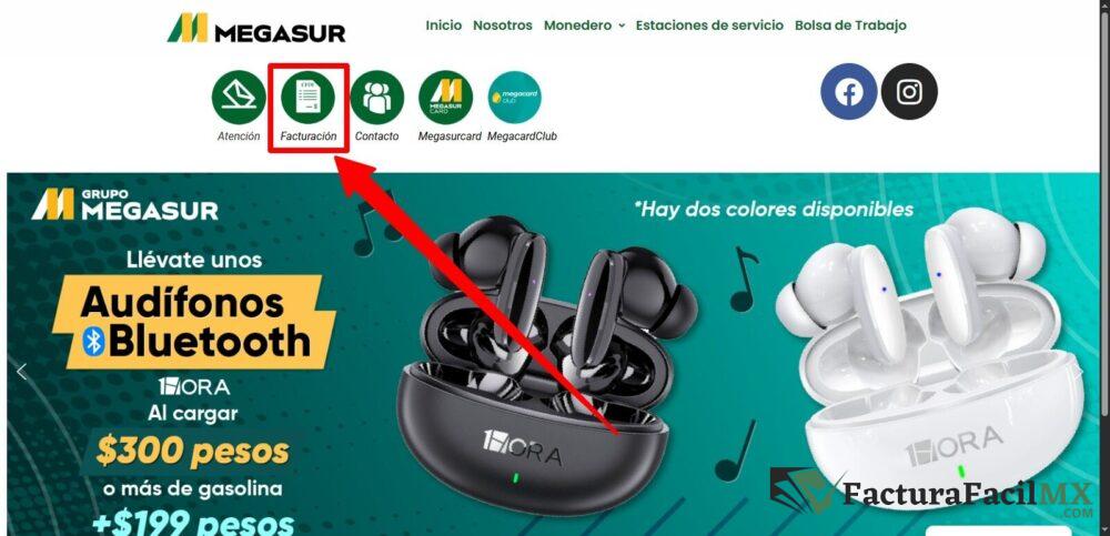 Facturación Megasur en Línea de Tickets 7 Facturación Megasur en Línea de Tickets
