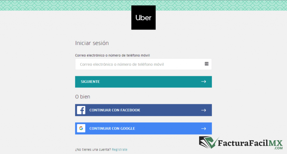 Facturación Uber en Línea de Tickets 6 Facturación Uber en Línea de Tickets