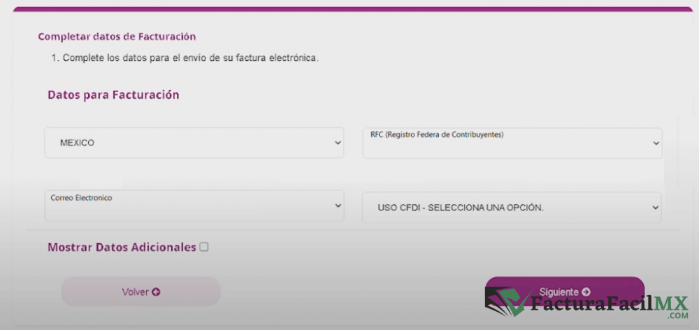 Facturación Volaris en Línea de Tickets 9 Facturación Volaris en Línea de Tickets
