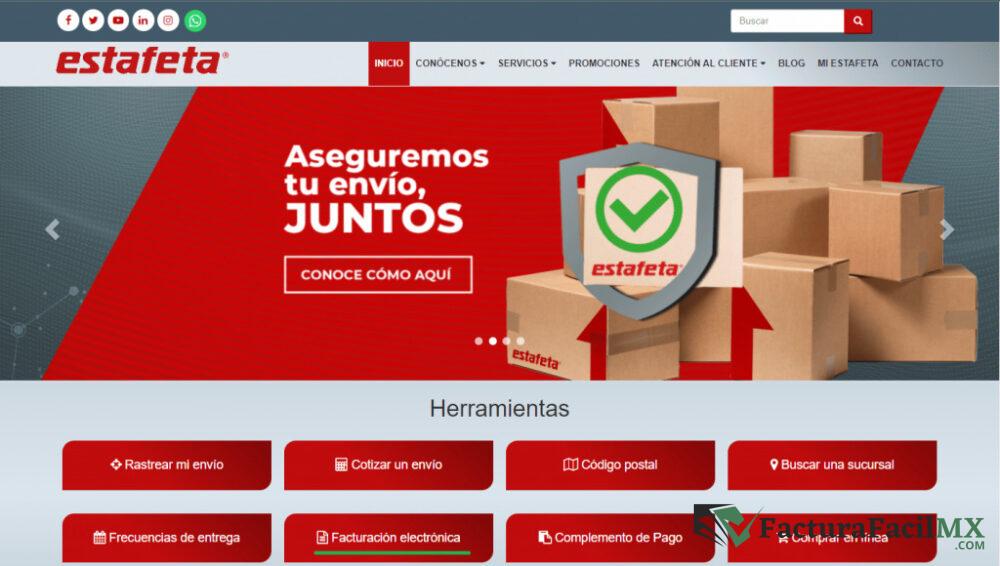 Facturación Estafeta en Línea de Tickets 6 Facturación Estafeta en Línea de Tickets