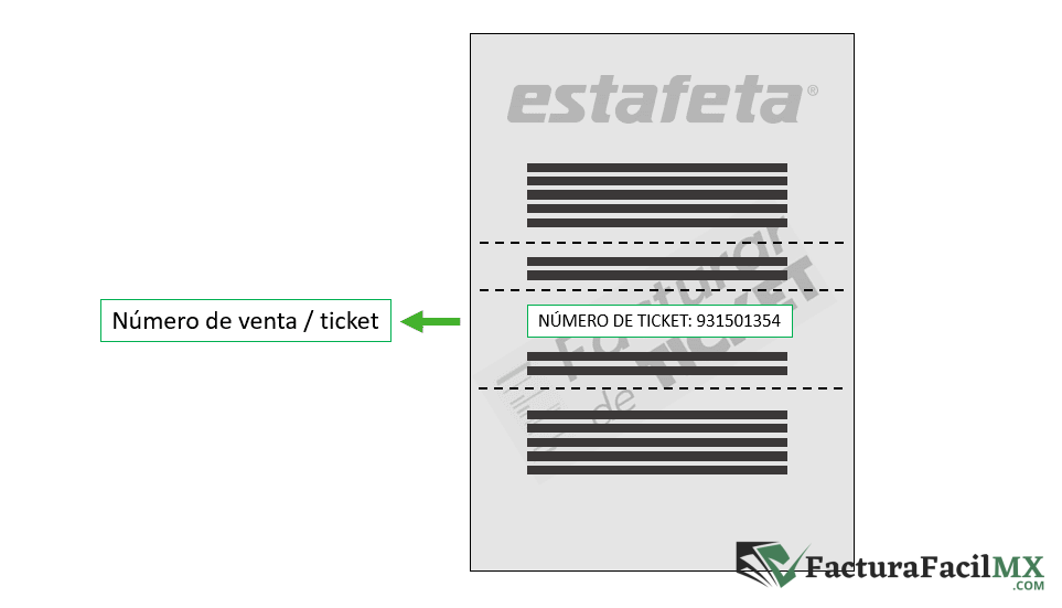 Facturación Estafeta en Línea de Tickets 7 Facturación Estafeta en Línea de Tickets