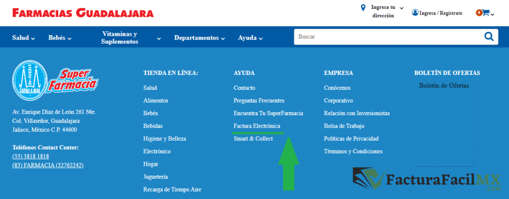 Facturación Farmacias Guadalajara en Línea de Tickets 6 Facturación Farmacias Guadalajara en Línea de Tickets