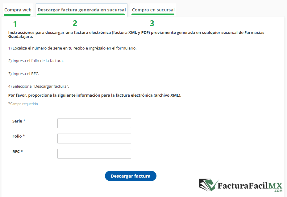 Facturación Farmacias Guadalajara en Línea de Tickets 7 Facturación Farmacias Guadalajara en Línea de Tickets