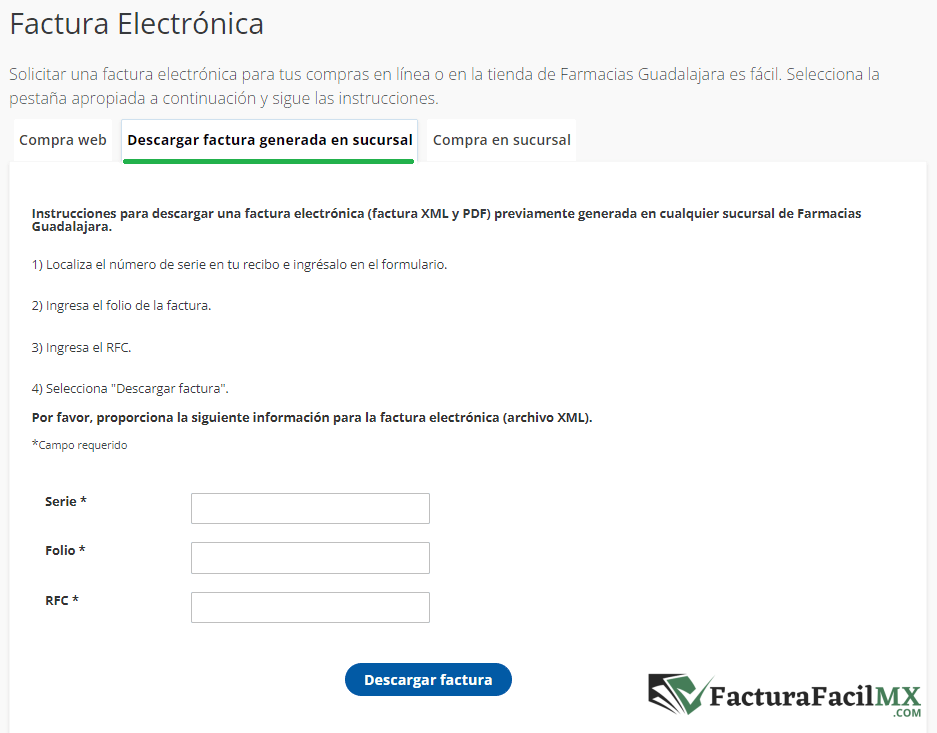 Facturación Farmacias Guadalajara en Línea de Tickets 9 Facturación Farmacias Guadalajara en Línea de Tickets