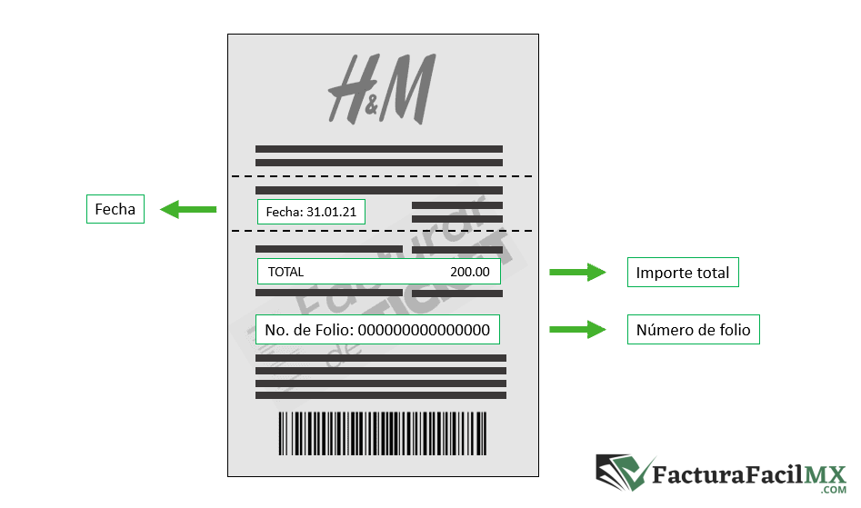 Facturación H&M en Línea de Tickets