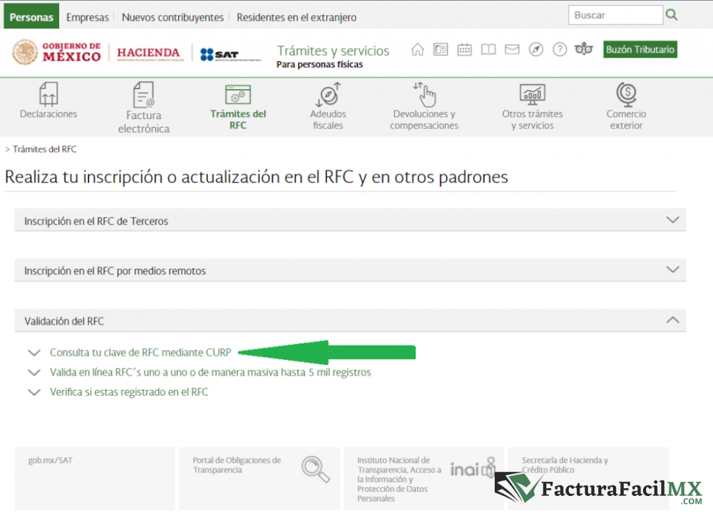 ¿Cómo sacar el RFC del SAT con mi CURP? 6 ¿Cómo sacar el RFC del SAT con mi CURP?