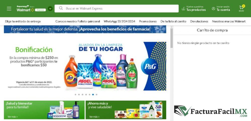 Facturación Superama en Línea de Tickets