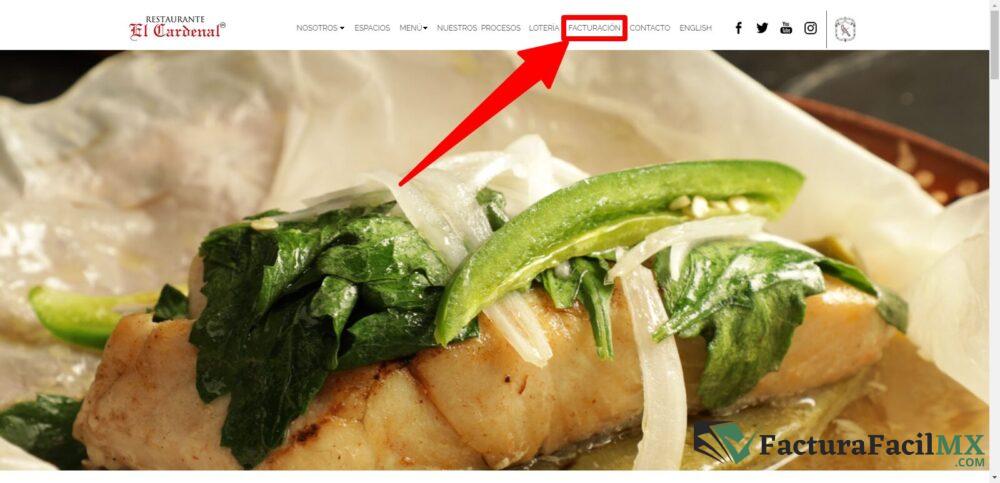 Facturación El Cardenal en Línea de Tickets 6 Facturación El Cardenal en Línea de Tickets