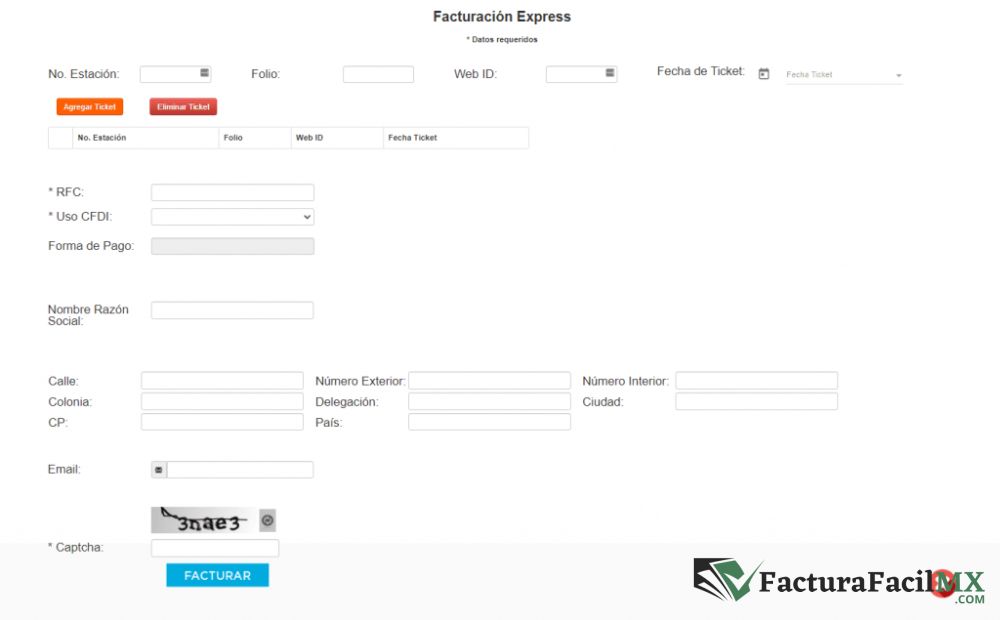 Facturación Petro Seven en Línea de Tickets 10 Facturación Petro Seven en Línea de Tickets