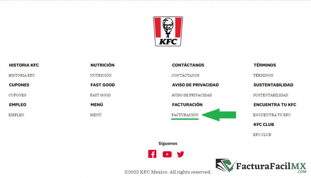 Facturación KFC en Línea de Tickets 7 Facturación KFC en Línea de Tickets