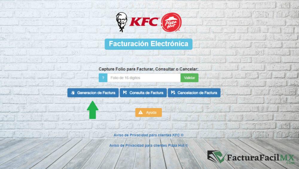 Facturación KFC en Línea de Tickets 9 Facturación KFC en Línea de Tickets