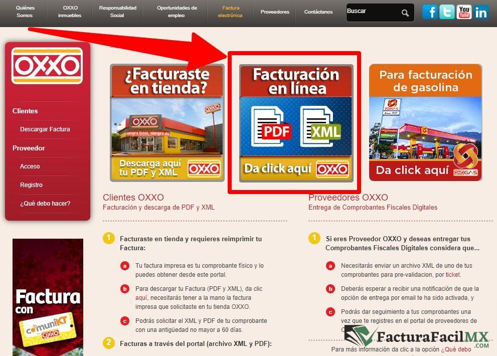 Facturación OXXO en Línea de Tickets 7 Facturación OXXO en Línea de Tickets