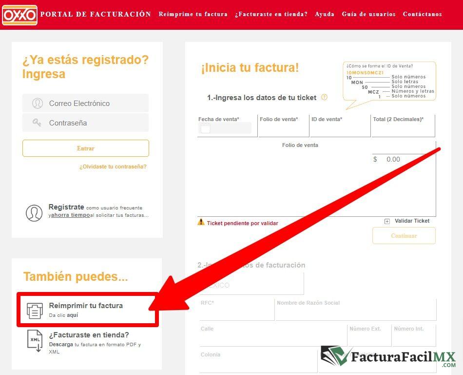 Facturación OXXO en Línea de Tickets 11 Facturación OXXO en Línea de Tickets