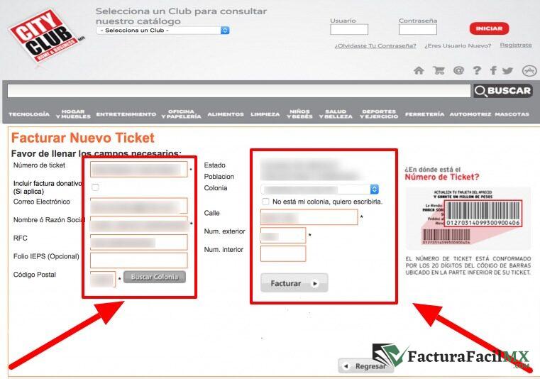 Facturación City Club en Línea de Tickets 7 Facturación City Club en Línea de Tickets