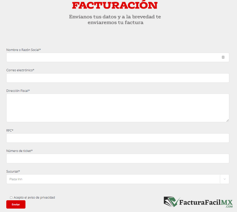Facturación Las Memorables en Línea de Tickets 7 Facturación Las Memorables en Línea de Tickets