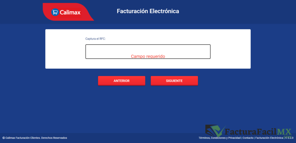 Facturación Calimax en Línea de Tickets 8 Facturación Calimax en Línea de Tickets