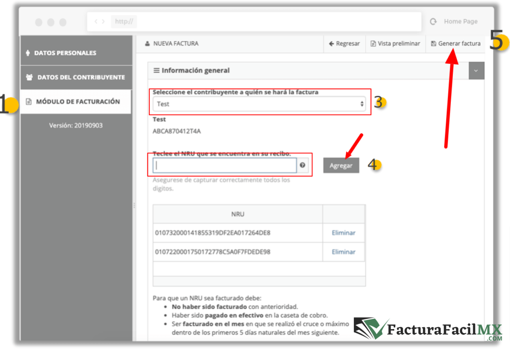 Facturación Libramiento La Piedad (LIPSA) en Línea de Tickets 10 Facturación Libramiento La Piedad (LIPSA) en Línea de Tickets