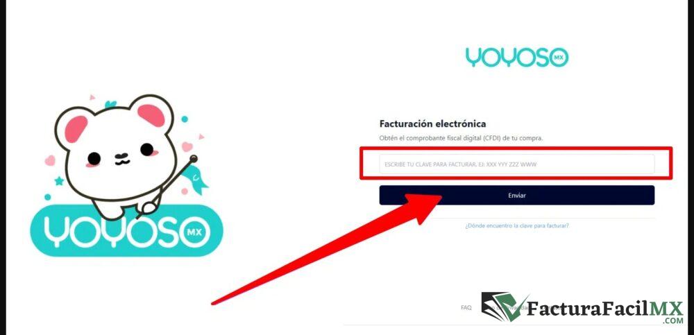 Facturación Yoyoso en Línea de Tickets