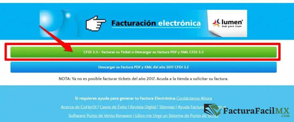 Facturación Lumen en Línea de Tickets 7 Facturación Lumen en Línea de Tickets