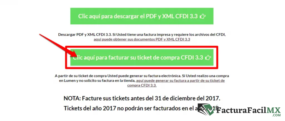 Facturación Lumen en Línea de Tickets 8 Facturación Lumen en Línea de Tickets