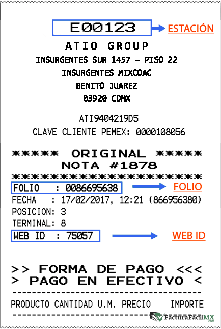 Facturación Yligas en Línea de Tickets