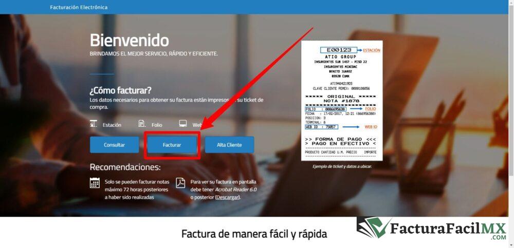 Facturación Yligas en Línea de Tickets