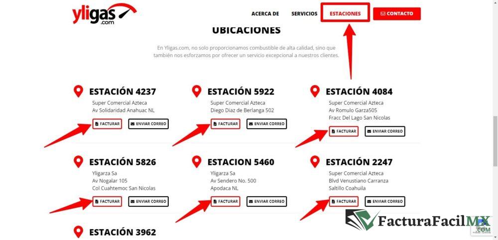 Facturación Yligas en Línea de Tickets