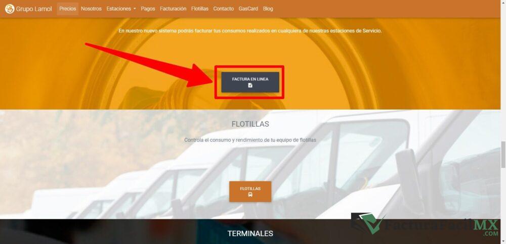 Facturación GRUPO LAMOL en Línea de Tickets 7 Facturación GRUPO LAMOL en Línea de Tickets
