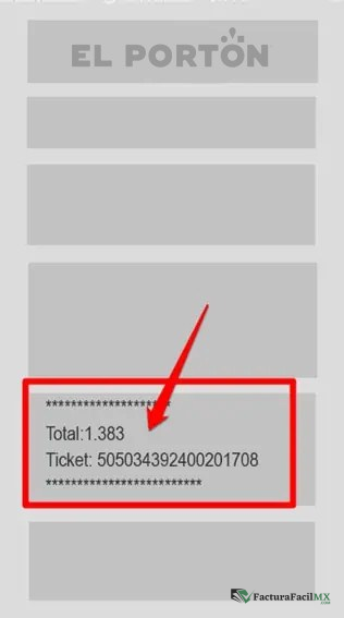 Facturación El Portón en Línea de Tickets 6 Facturación El Portón en Línea de Tickets