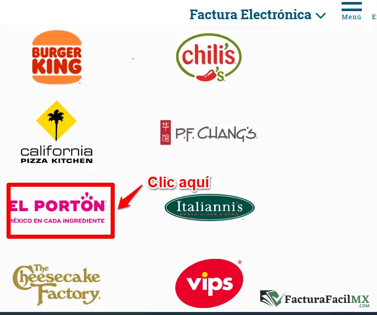 Facturación El Portón en Línea de Tickets 7 Facturación El Portón en Línea de Tickets
