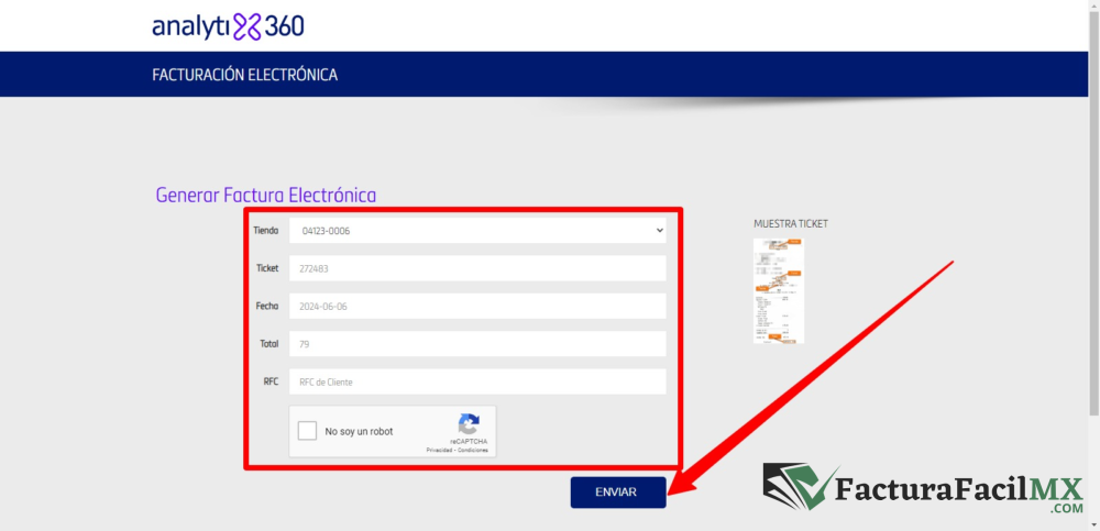 Facturación Cafrema en Línea de Tickets 10 Facturación Cafrema en Línea de Tickets