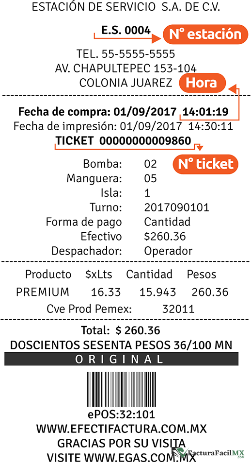 Facturación Permergas en Línea de Tickets