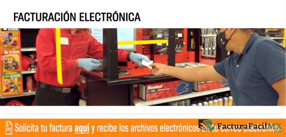 Facturación Autozone en Línea de Tickets