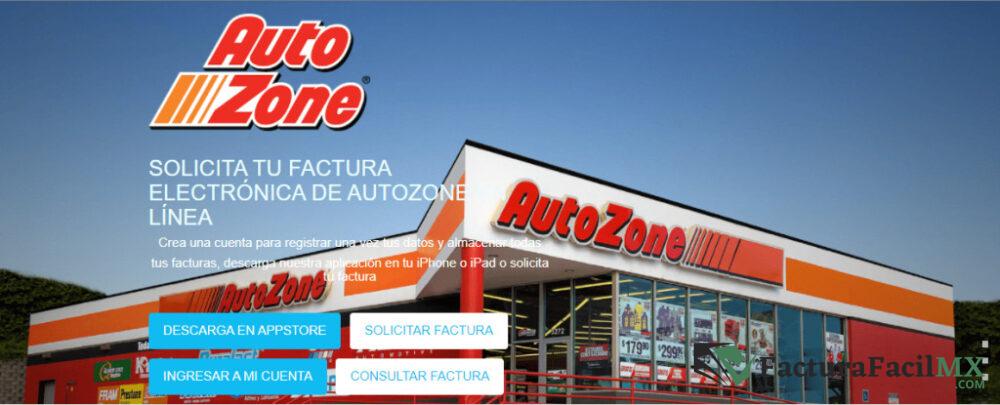 Facturación Autozone en Línea de Tickets