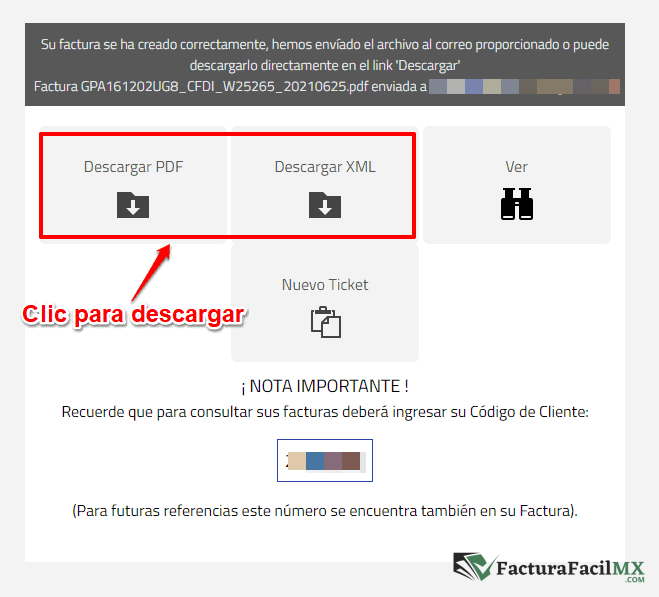Facturación Permergas en Línea de Tickets