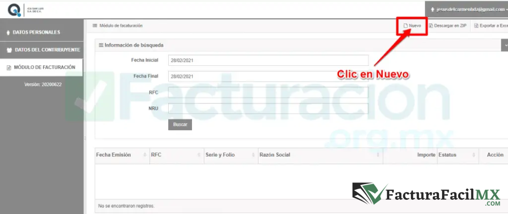 Facturación AQSA en Línea de Tickets 13 Facturación AQSA en Línea de Tickets