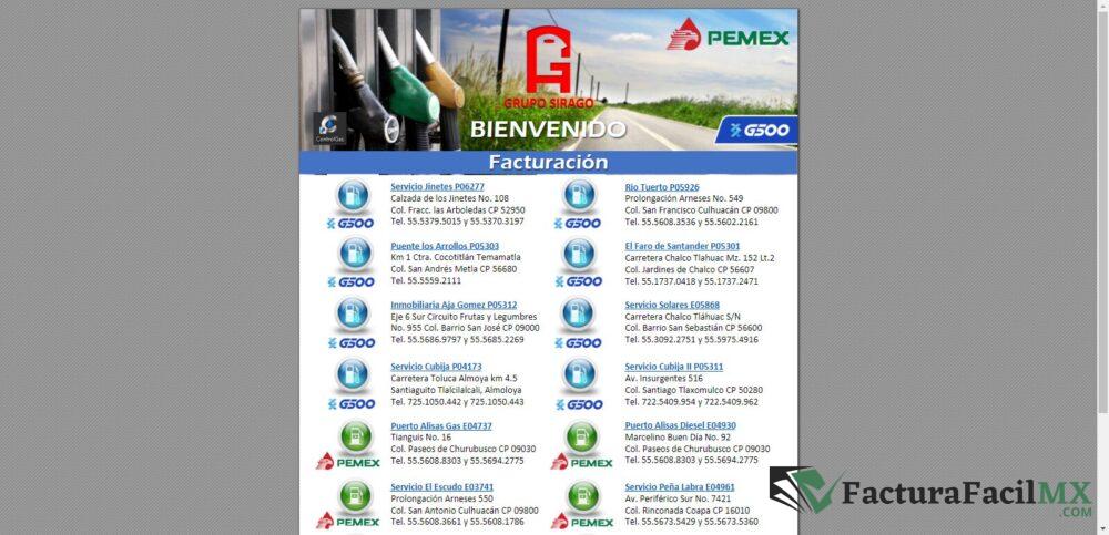 Facturación GRUPO SIRAGO en Línea de Tickets 6 Facturación GRUPO SIRAGO en Línea de Tickets